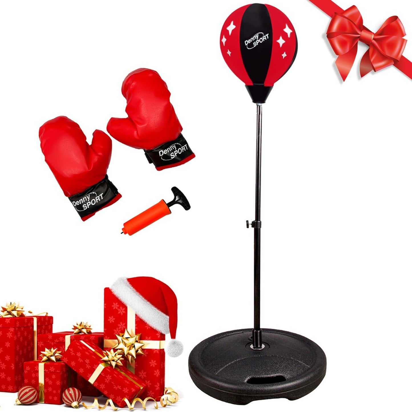 Exciting Free Standing Junior Boxing Punch Ball Set for Kids - Includes Gloves!