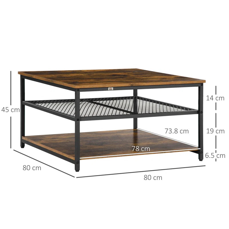 Sevon Four Leg Coffee Table with Storage