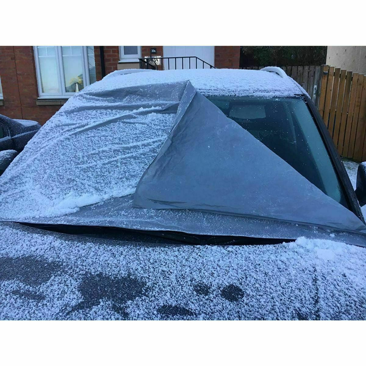 Premium Car Winter Windscreen Cover - Ice, Frost & Snow Protector with Suction Cups