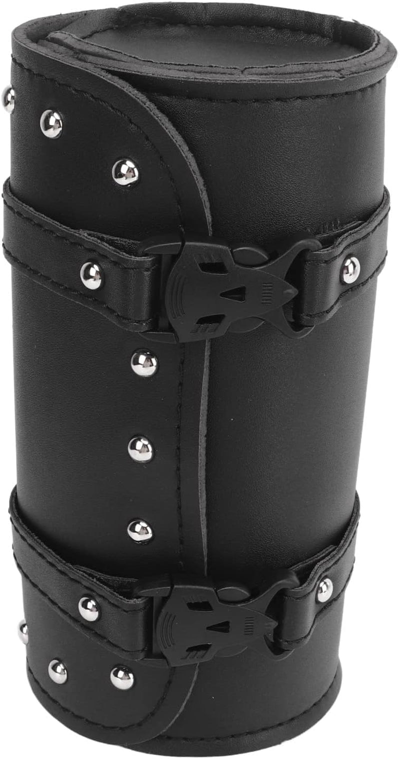 Waterproof and Wear-Resistant Motorcycle Tool Bag - Scratch-Resistant Roll Bag for Motorcycles and Electric Vehicles (Black)
