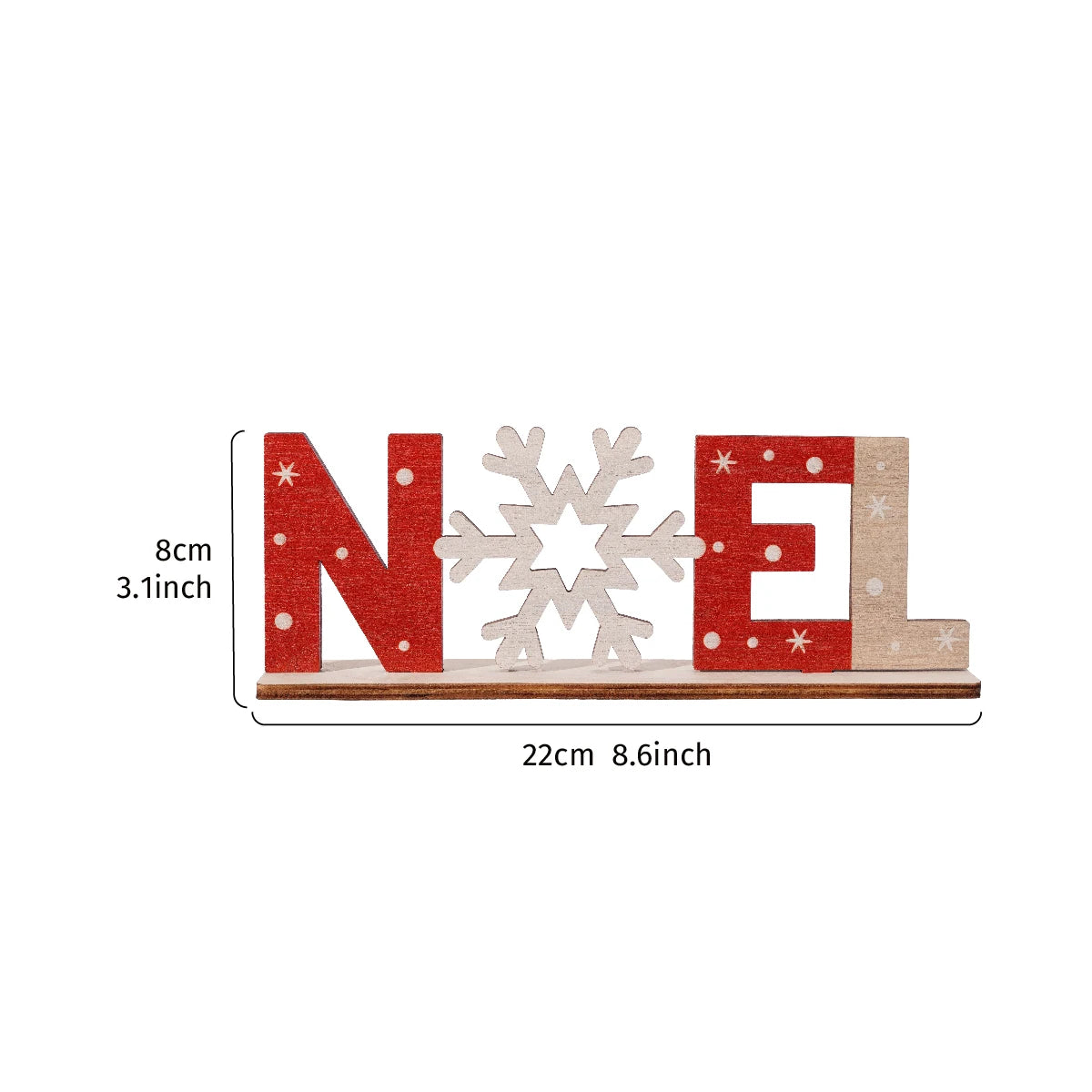 1PC, Wooden Christmas Letter Decorative Item, Suitable for Christmas Decorative Items