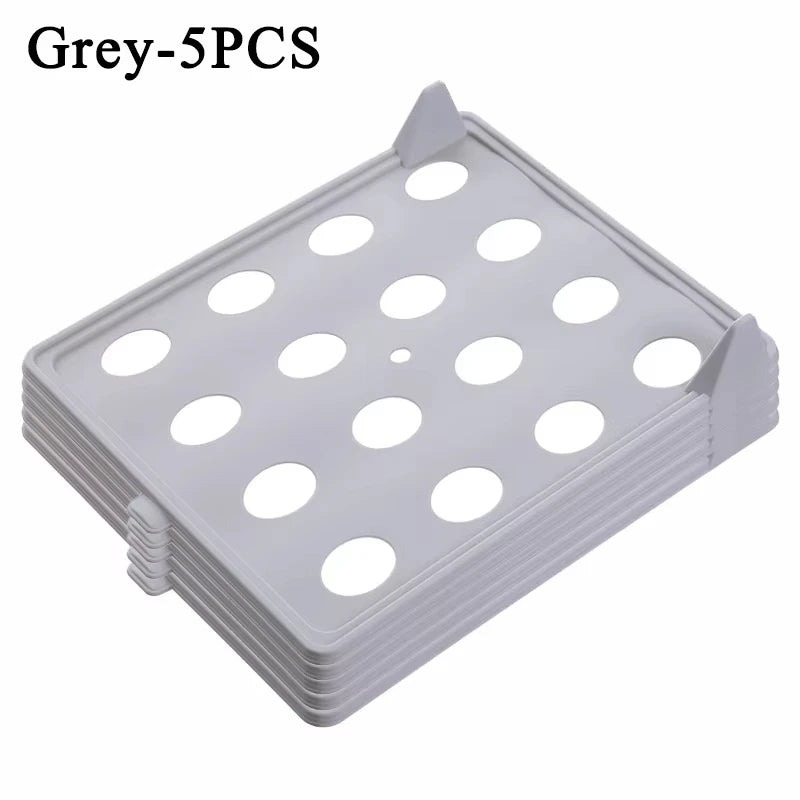 Shirt Storage Board Stackable T-Shirt Organizer Folding Clothes Board Multifunctional Portable Clothes Storage with Handle