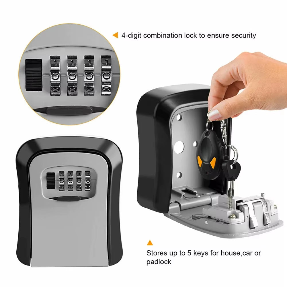 Wall Mount Key safe Lock Box 