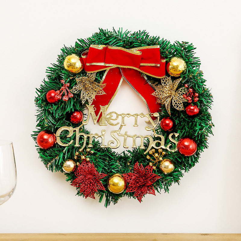 Festive Artificial Christmas Wreath - Perfect for Home, Car, and Window Decor!