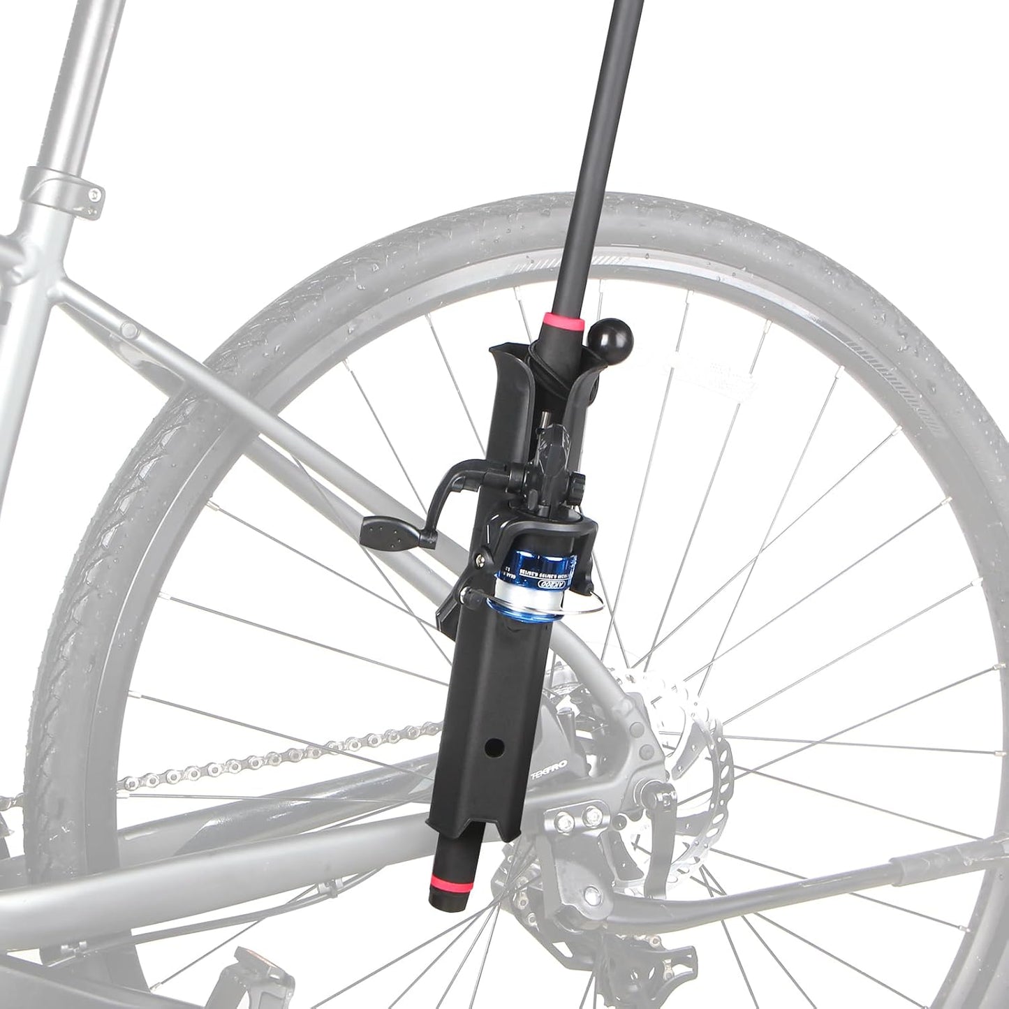 Adjustable Bicycle Fishing Rod Holder - Versatile Carrier for Fishing Poles