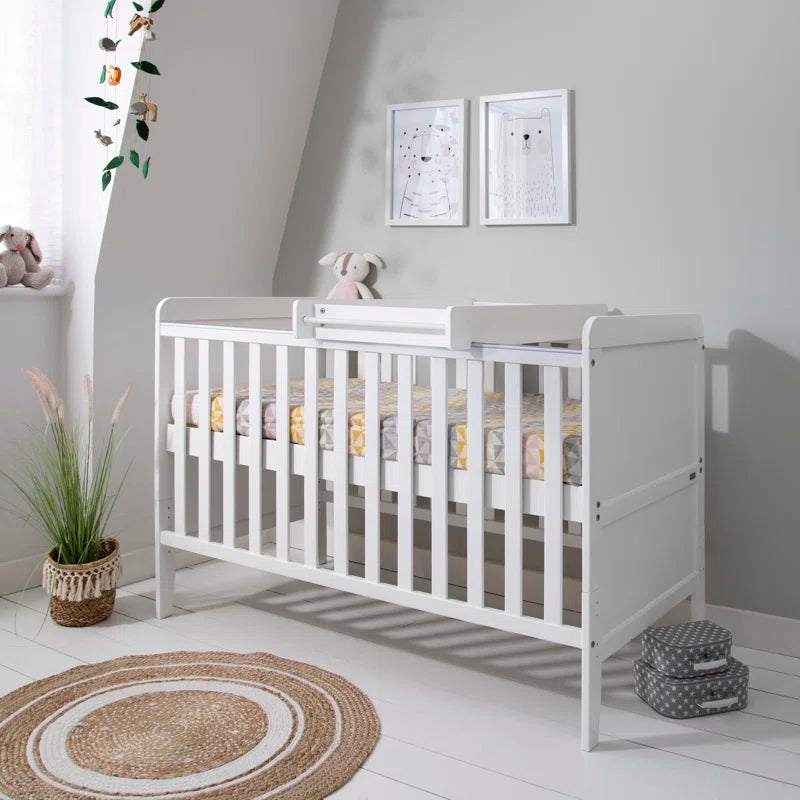 Rio Cot Bed with Mattress and Cot Top Changer