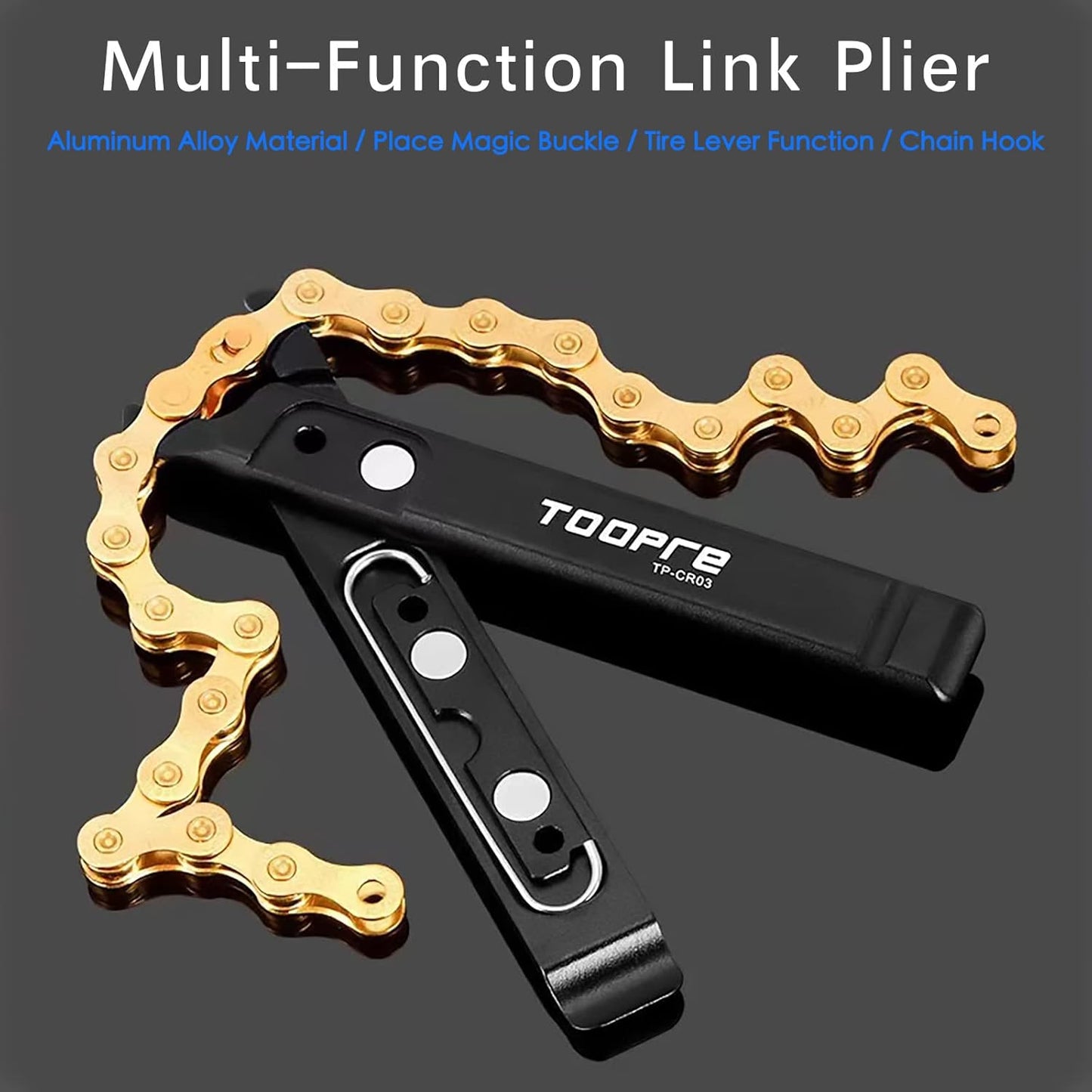 Master Chain Combo Pliers Tool for Bicycle Chain Removal and Repair - Compatible with All Speed Chains