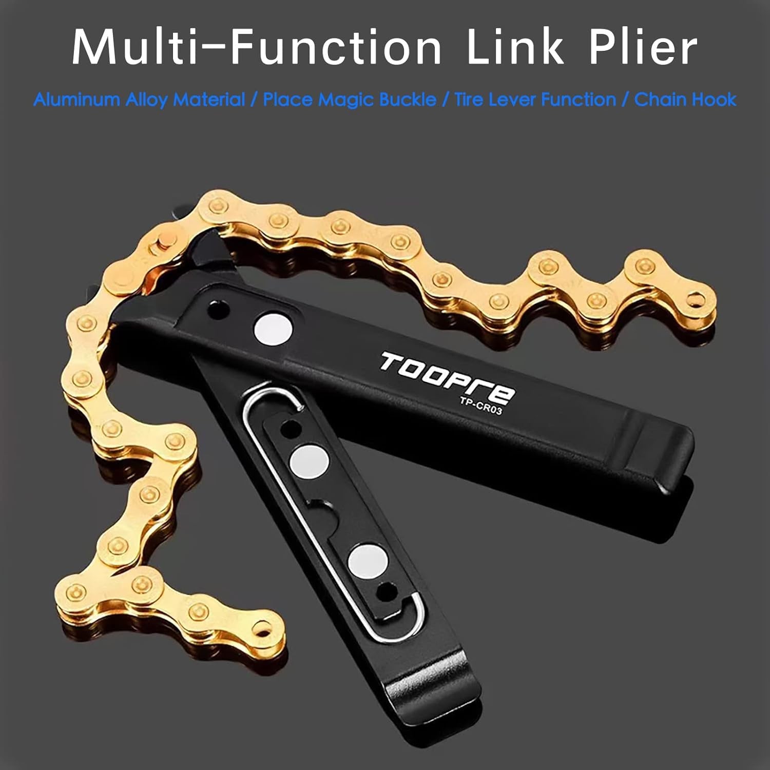Master Chain Combo Pliers Tool for Bicycle Chain Removal and Repair - Compatible with All Speed Chains