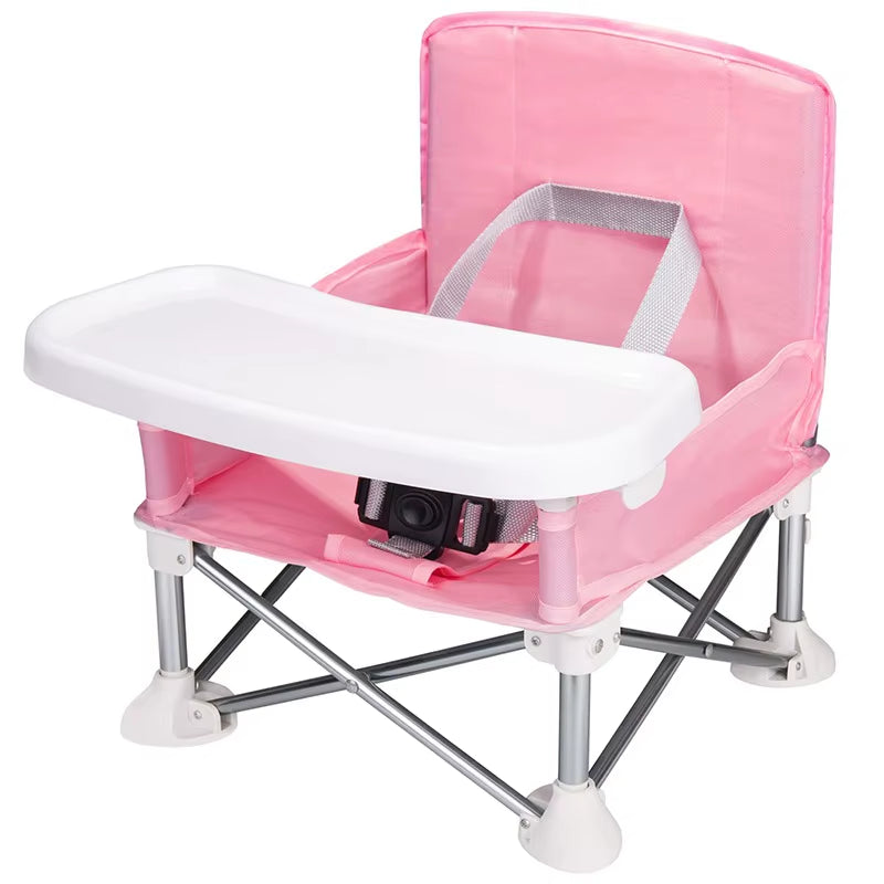 Portable Folding Booster Seat for Kids - Perfect for Dining, Travel & Outdoor Adventures!