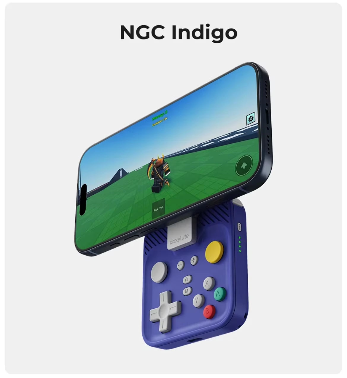 Abxylute M4 Magnetic Phone Gamepad - Snap-On Portable Controller for IOS Android Switch PC Cloud Gaming & Retro Emulation