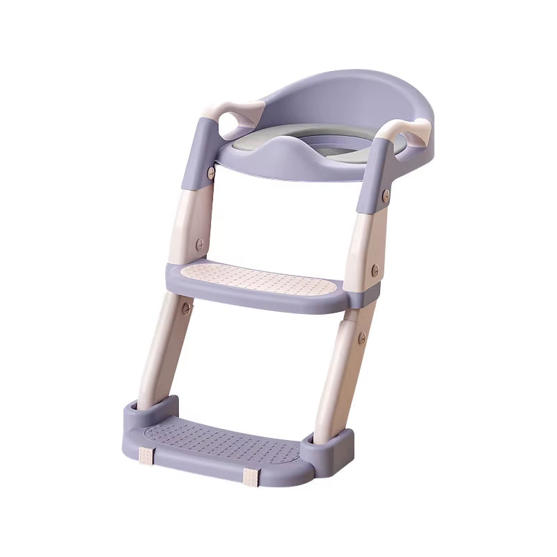Portable Foldable Baby Potty Training Seat with Step Stool - Ideal for Easy Toilet Training