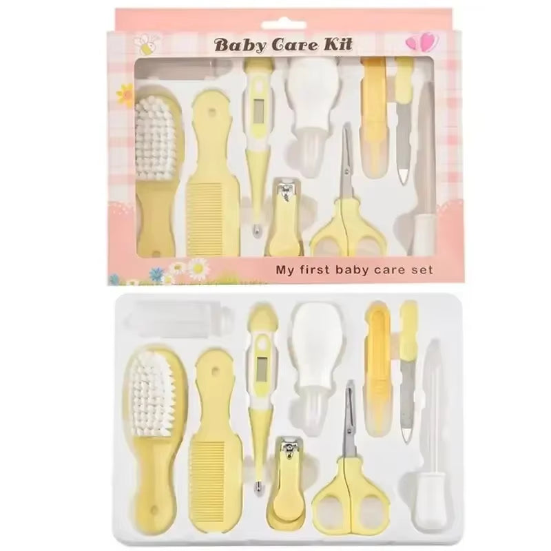 Complete Baby Health Care Kit - 10 Essential Tools for Nail, Hair, Grooming, and Oral Care