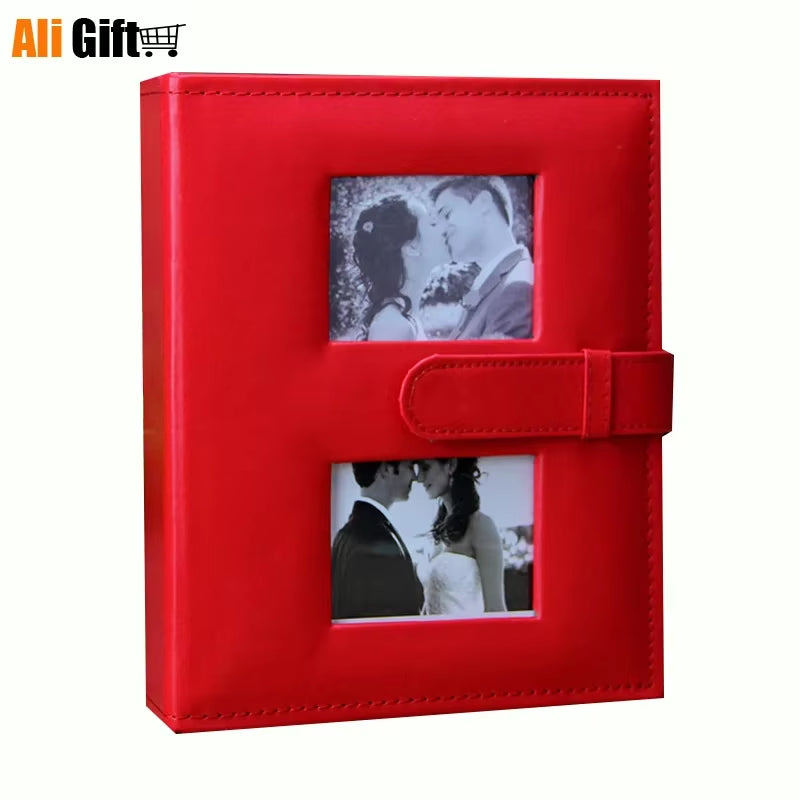 Leather Albums for Travel Photo Album Gift Gallery - 6 In for up to 200 Photos