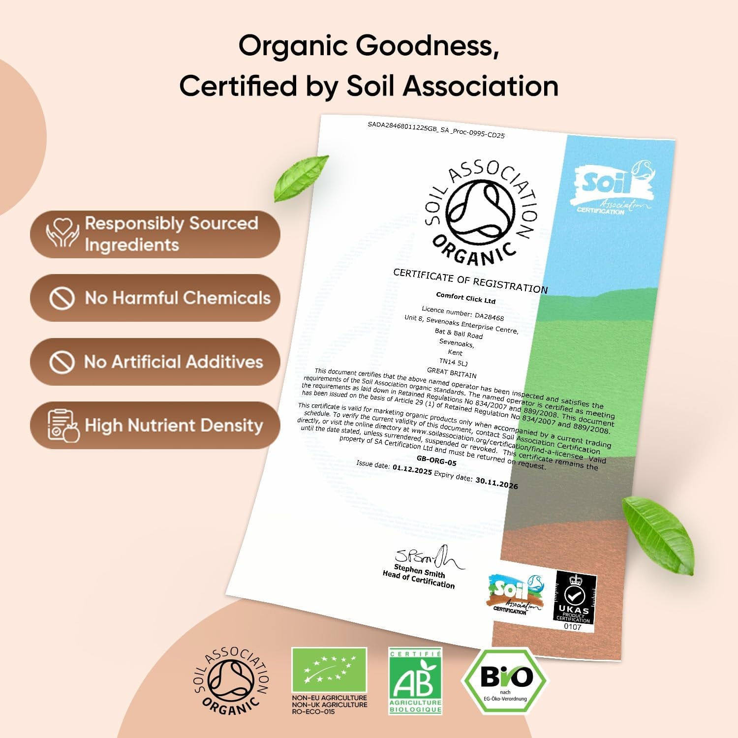 Organic Ceylon Cinnamon Capsules - 1000mg, 180 Vegan Capsules