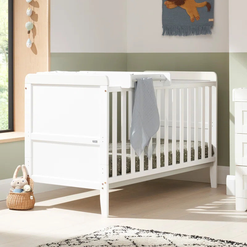 Rio Cot Bed with Mattress and Cot Top Changer