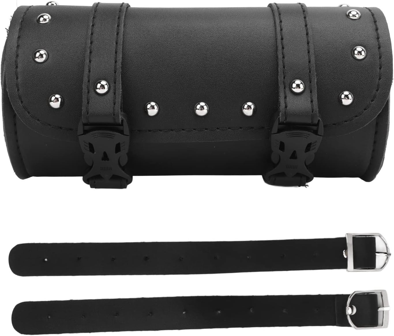 Waterproof and Wear-Resistant Motorcycle Tool Bag - Scratch-Resistant Roll Bag for Motorcycles and Electric Vehicles (Black)