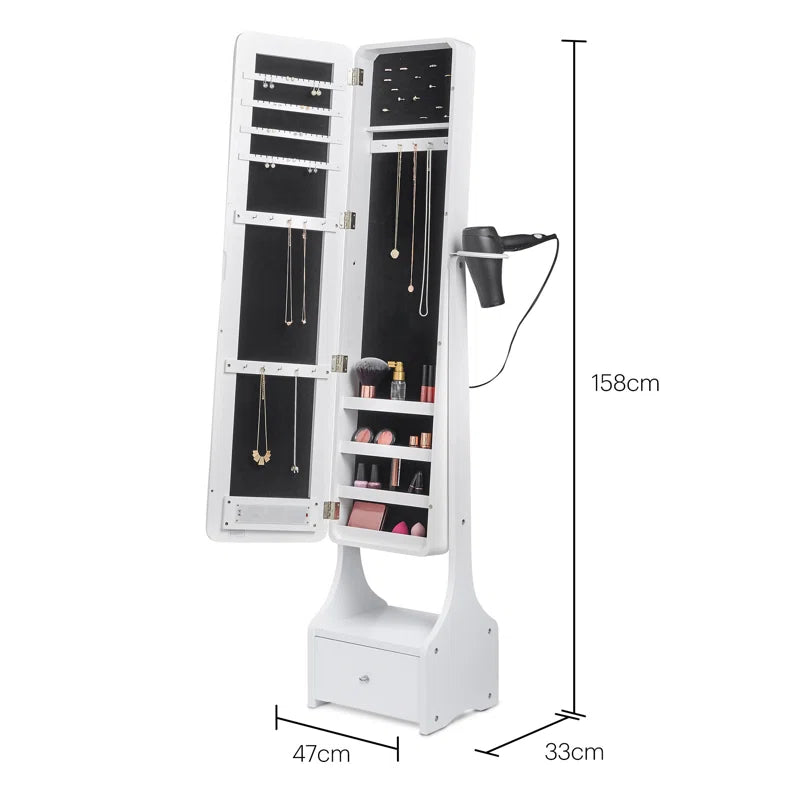 Klint Freestanding Jewellery Cabinet