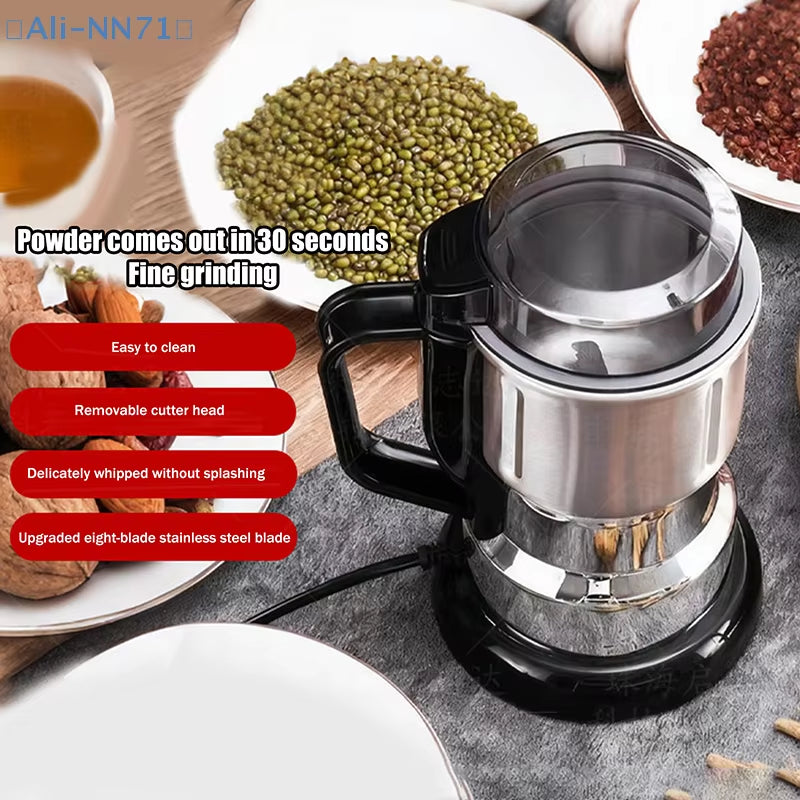 300W Electric Coffee & more Grinder for Cereal, Nuts, Beans, Spices & Grains