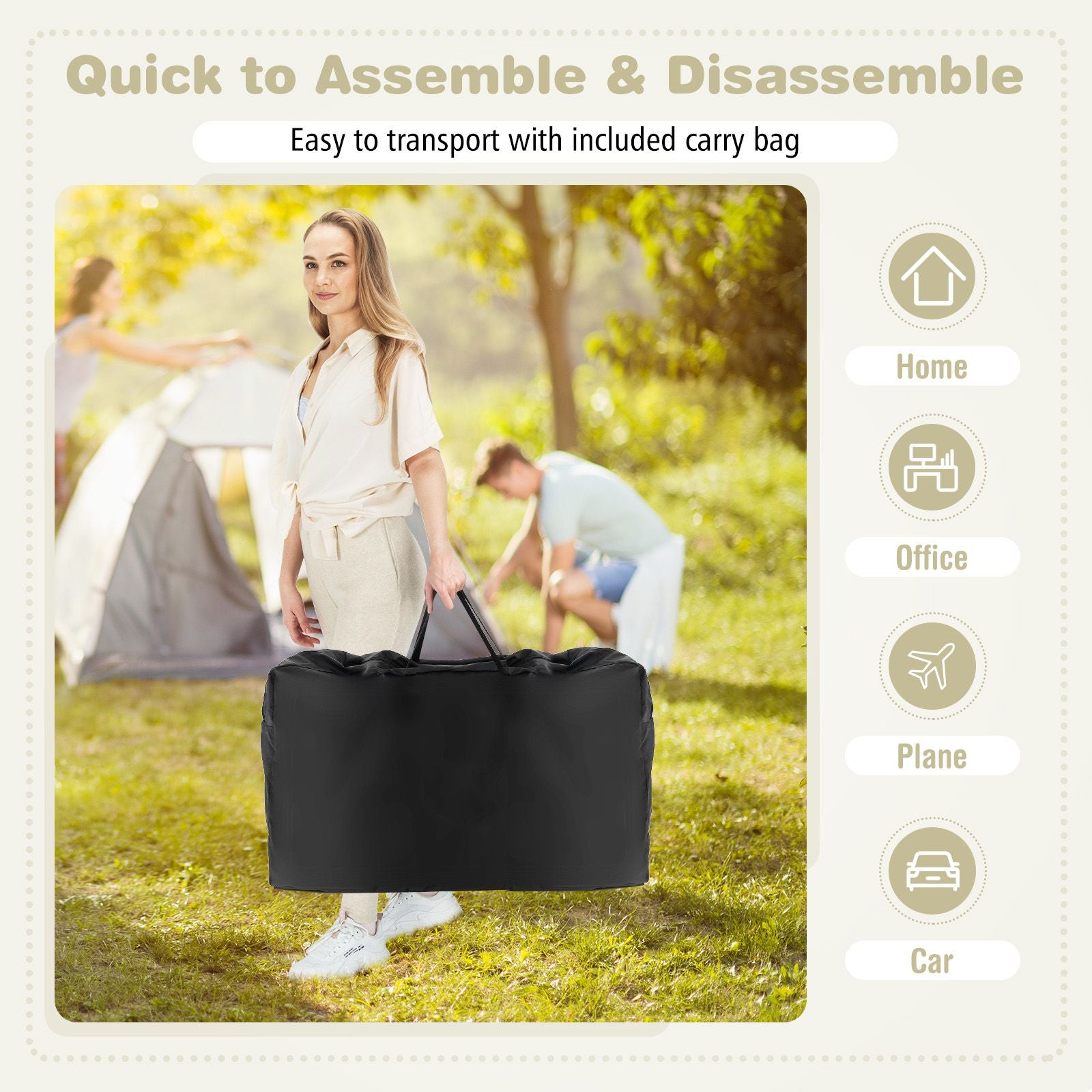 Infant Bedside Crib with Mattress for Newborns up to 9kg