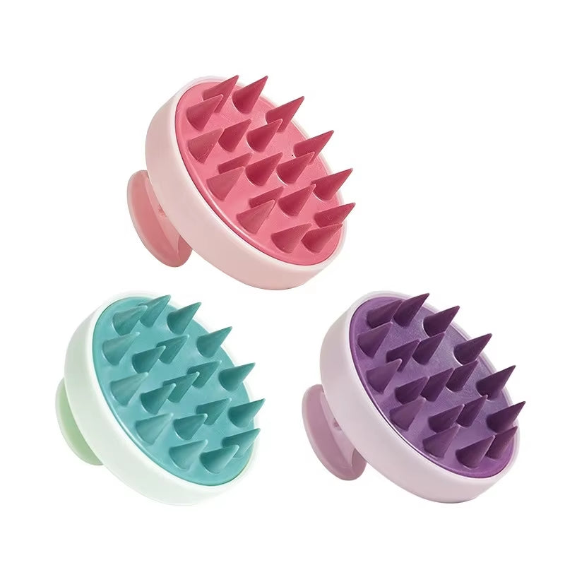 Silicone Scalp Massager Brush - Ultimate Hair Washing & Spa Experience for Relaxation and Cleanliness
