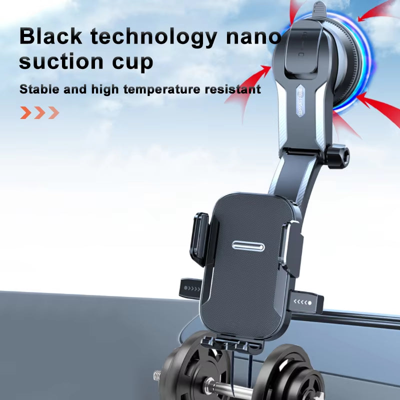 Universal Car Dashboard Phone Mount - Versatile Stand for GPS Navigation & Hands-Free Use