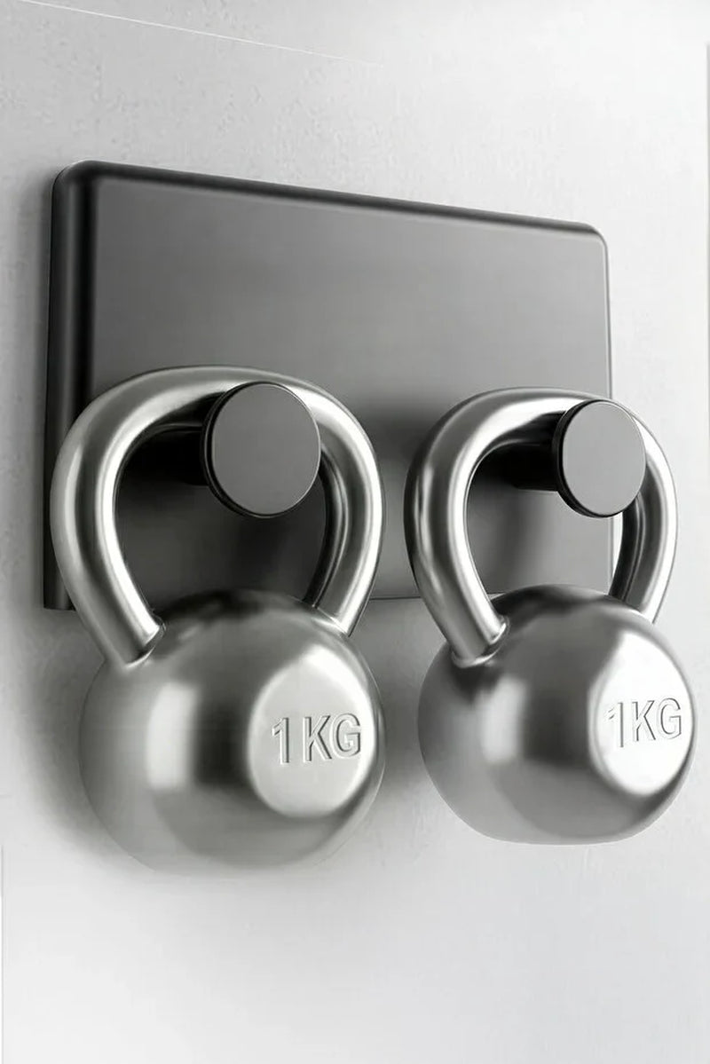 4-Pack Self Adhesive Hooks Bathroom Kitchen Wall Hooks Easy Install Towel and Organizer Hangers