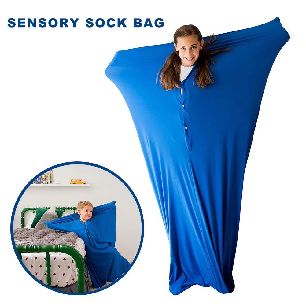 Sensory Full-Body Wrap Sock for Kids - Stretchable Comfort for Autism, Anxiety Relief, and Interactive Fun!