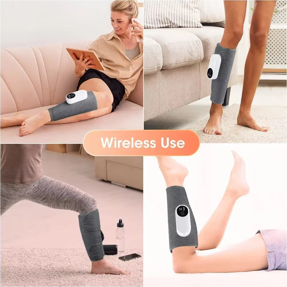 Ultimate 360° Electric Calf Massager - Heated Kneading Relief for Muscle Tension & Enhanced Blood Circulation