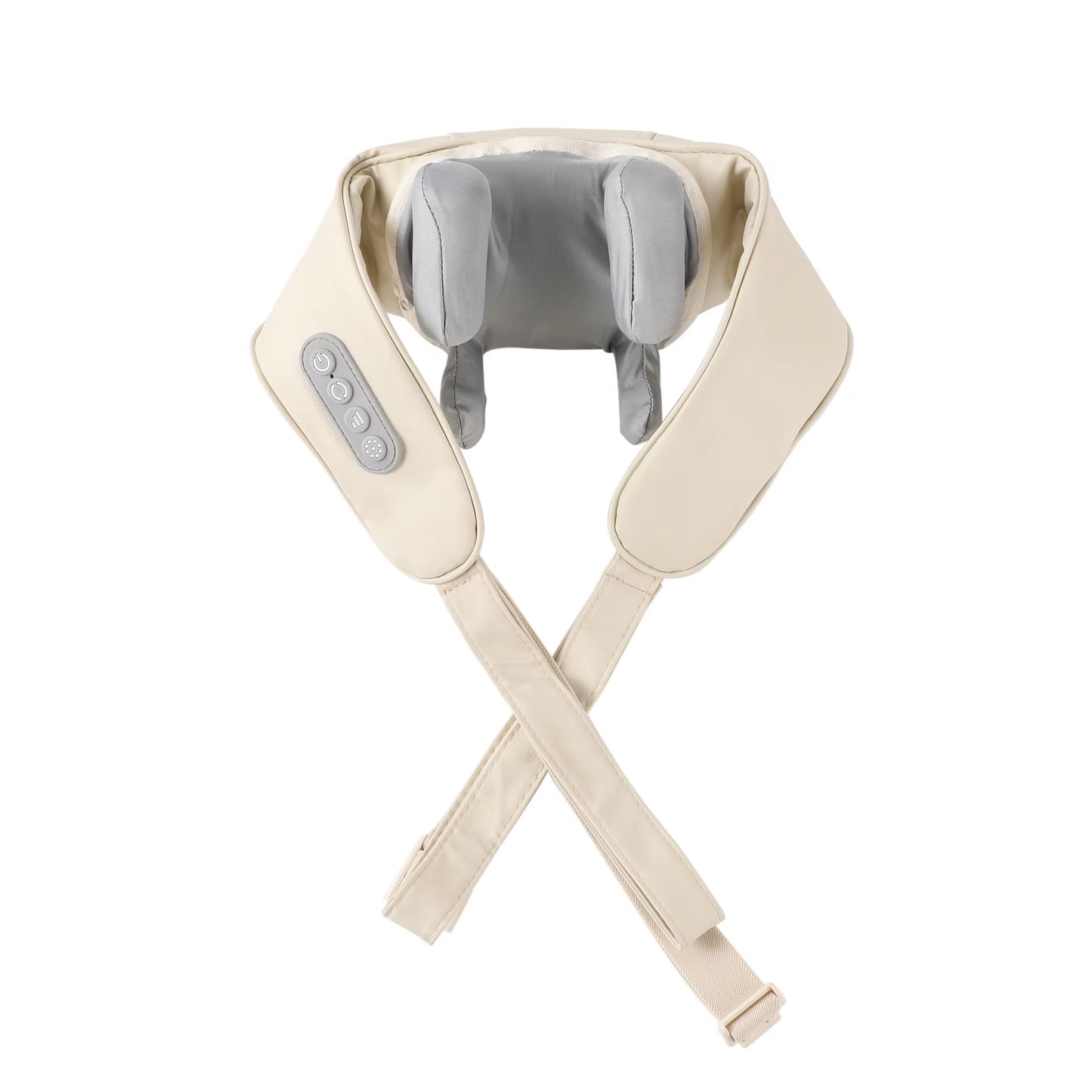 20W Shiatsu Neck Massager - Deep Tissue Relief for Trapezius Muscle Relaxation with Simulated Human Hand Kneading