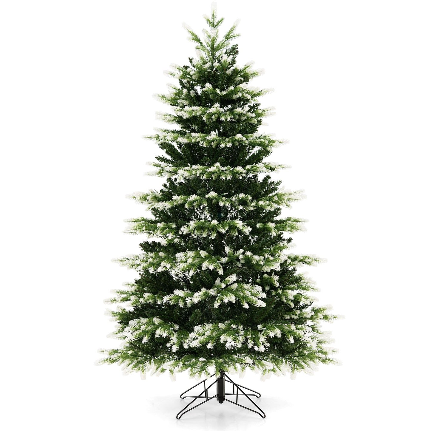 Stunning 180 cm Hinged Artificial Christmas Tree with 350 Brilliant LED Lights