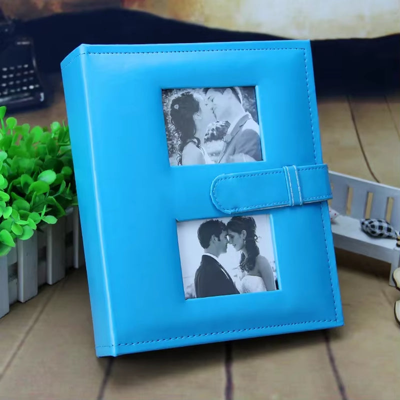 Leather Albums for Travel Photo Album Gift Gallery - 6 In for up to 200 Photos