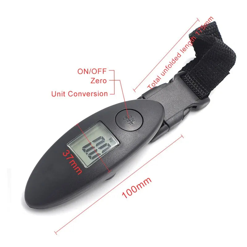 Portable Electronic Luggage Scale - Compact and Accurate Travel Weight Measurement