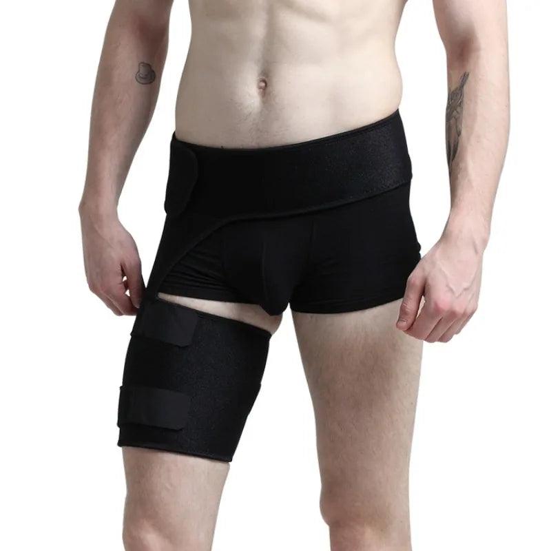 Hip Brace Thigh Compression Sleeve, Hamstring & Groin Compression Support Wrap for Hip Pain Relief, Sciatica,Quad Muscle Strains