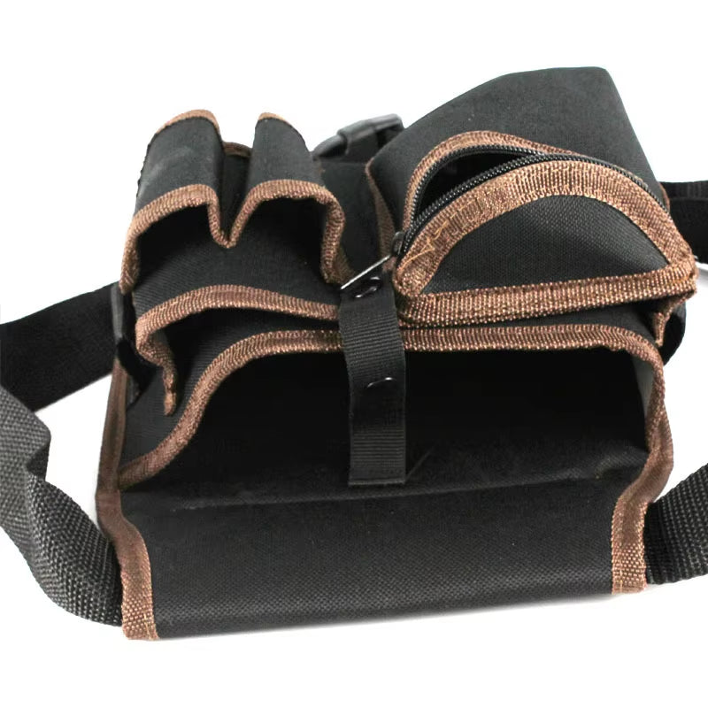 Ultimate Multifunctional Tool Bag - Durable Nylon Fabric Tool Belt & Screwdriver Holder 