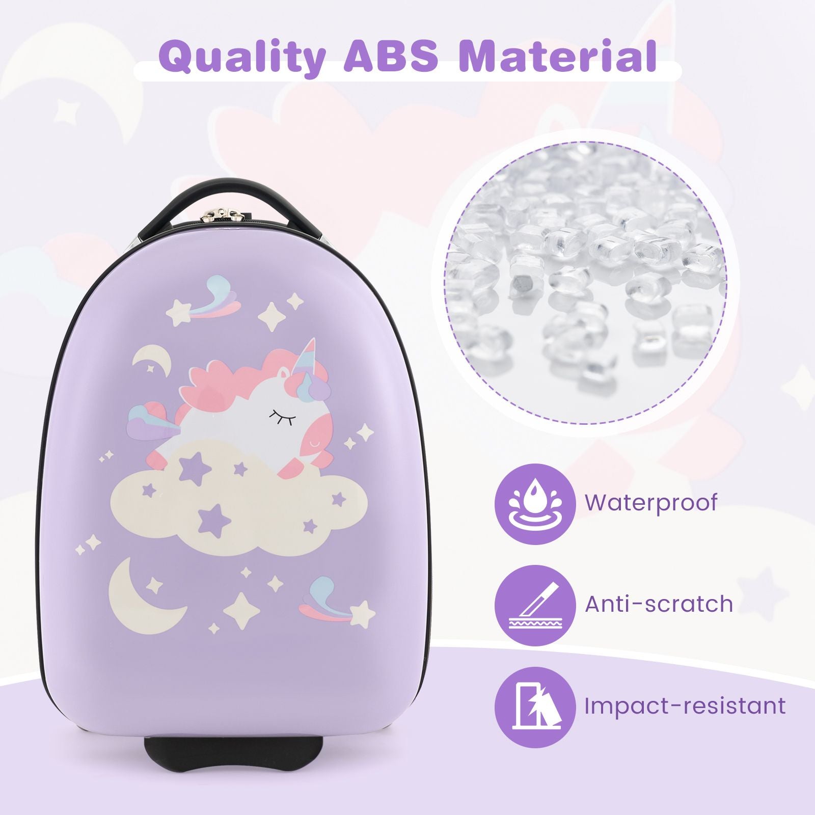 16 Inches Kids Carry-On Luggage with Wheels