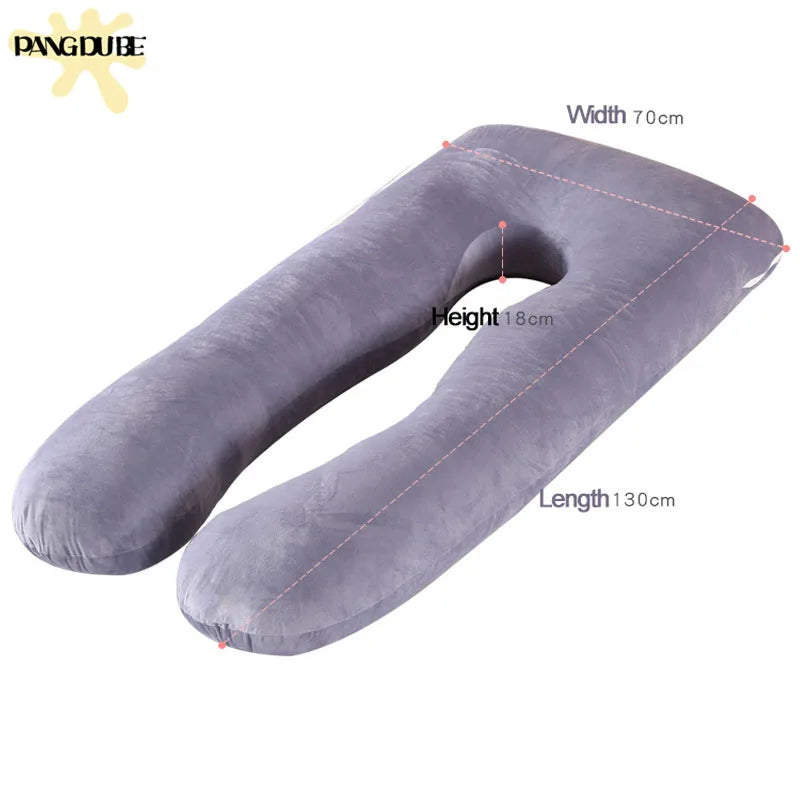 Pregnancy Pillow 130*70Cm Sleeping, Back & Waist support Pillow for Pregnant Women 