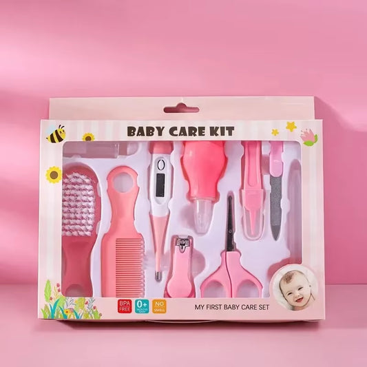 Complete Baby Health Care Kit - 10 Essential Tools for Nail, Hair, Grooming, and Oral Care