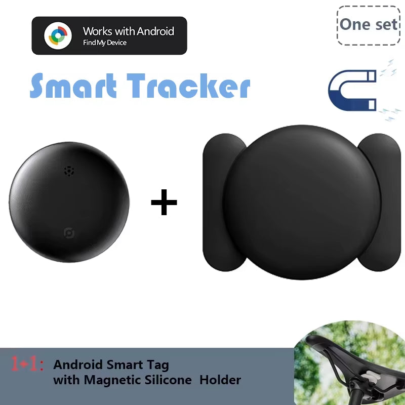 Premium Waterproof Android Airtag with Magnetic Holder – Shockproof Smart Tracker Compatible with Google Find My