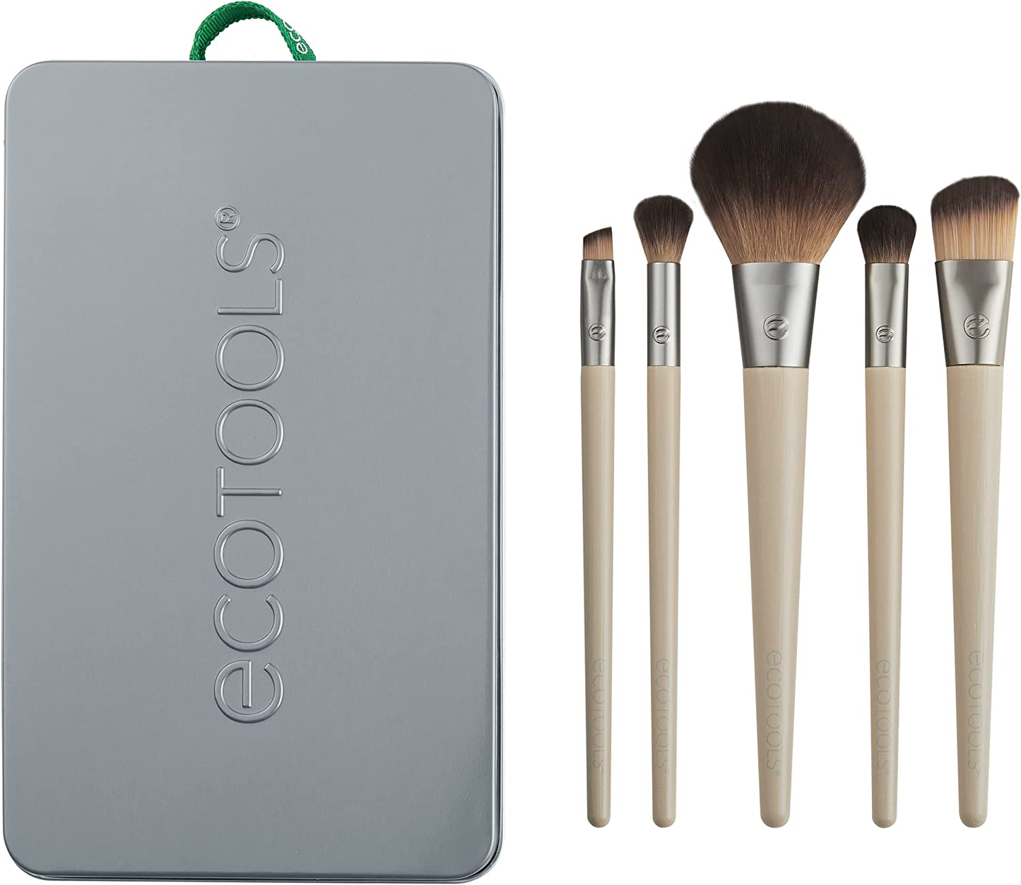 Achieve Flawless Beauty: 6-Piece Eco-Friendly Makeup Brush Set - Vegan & Cruelty-Free for Perfect Eyeshadow, Blush, Concealer, and Foundation Application
