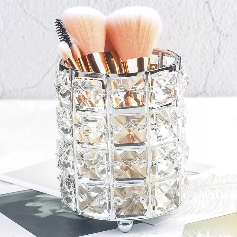 Crystal Makeup Brush Storage