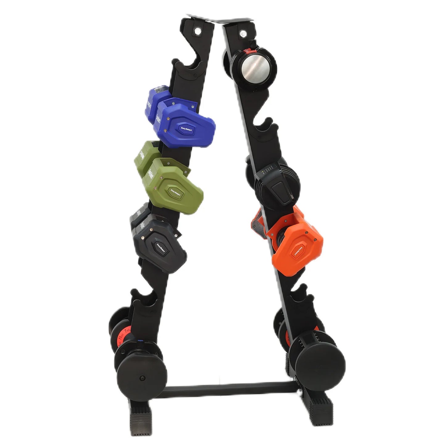Dumbbell Rack A-shaped Dumbbell Stand for 6 Pairs of Dumbbells Weight Rack with Anti-slip Pads