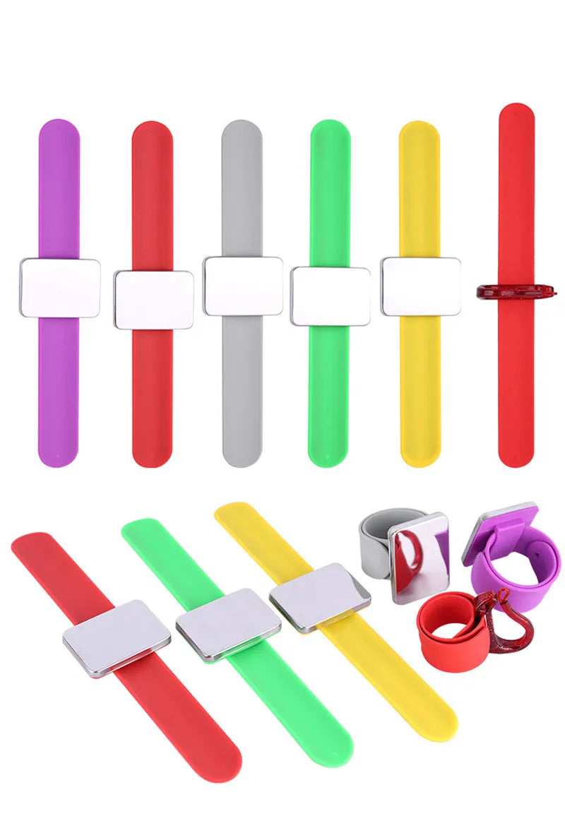 7 Colors Sewing Pincushion Wrist Hand Magnetic Needle Pad