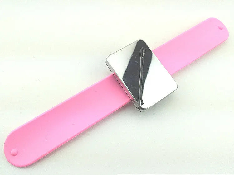 7 Colors Sewing Pincushion Wrist Hand Magnetic Needle Pad