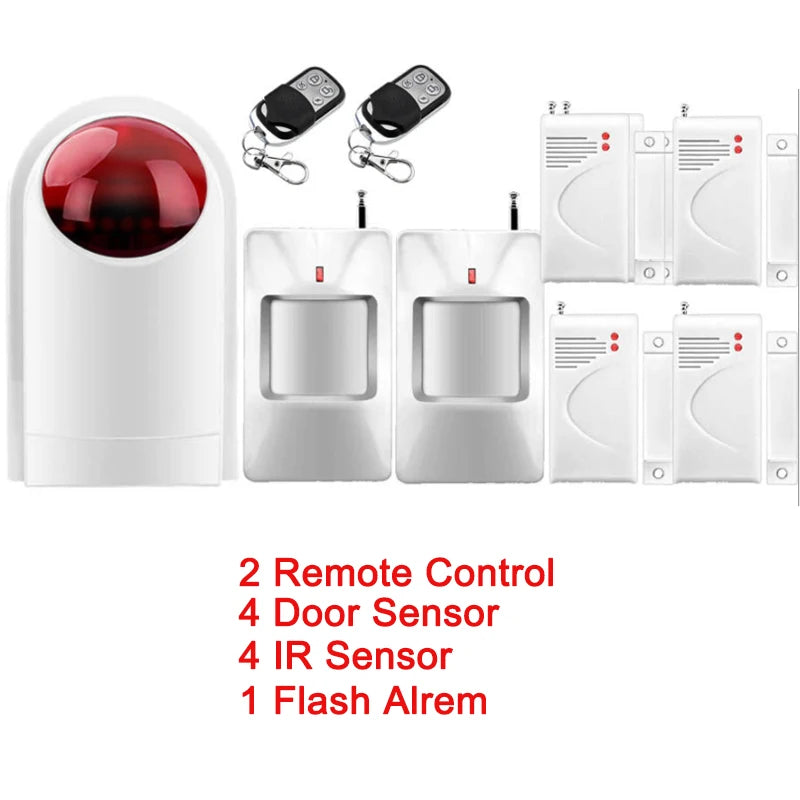 Home Smart Wireless Home Security - 4 Beams Infrared Sensor