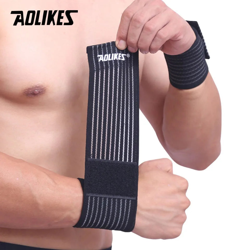1PCS Cotton Elastic Bandage Hand Sport Wristband Support