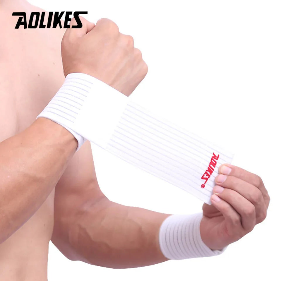 1PCS Cotton Elastic Bandage Hand Sport Wristband Support