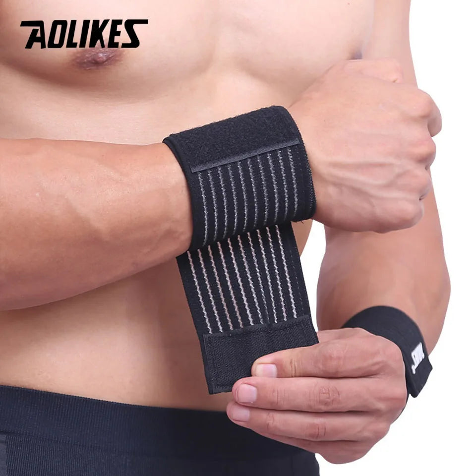 1PCS Cotton Elastic Bandage Hand Sport Wristband Support