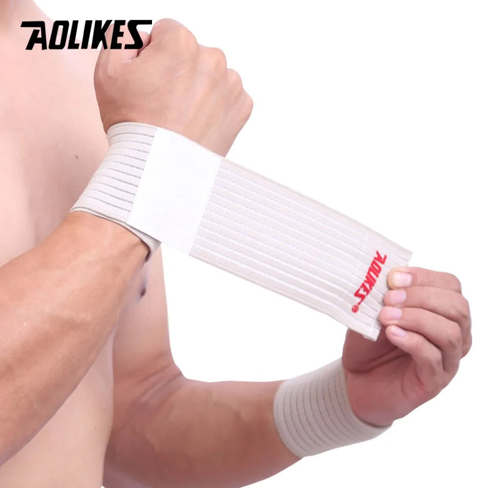 1PCS Cotton Elastic Bandage Hand Sport Wristband Support