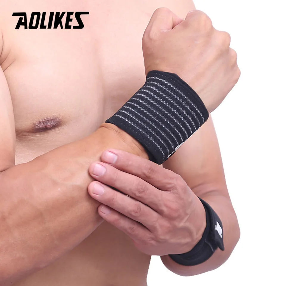 1PCS Cotton Elastic Bandage Hand Sport Wristband Support