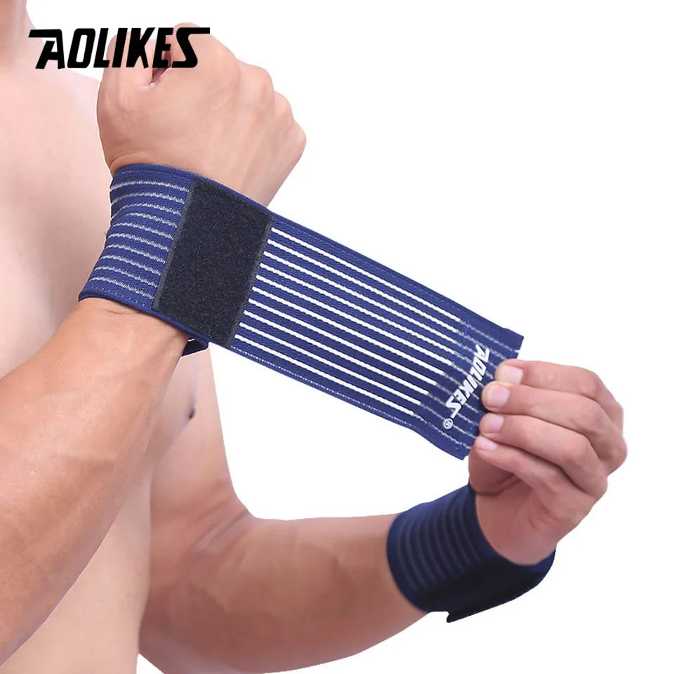 1PCS Cotton Elastic Bandage Hand Sport Wristband Support
